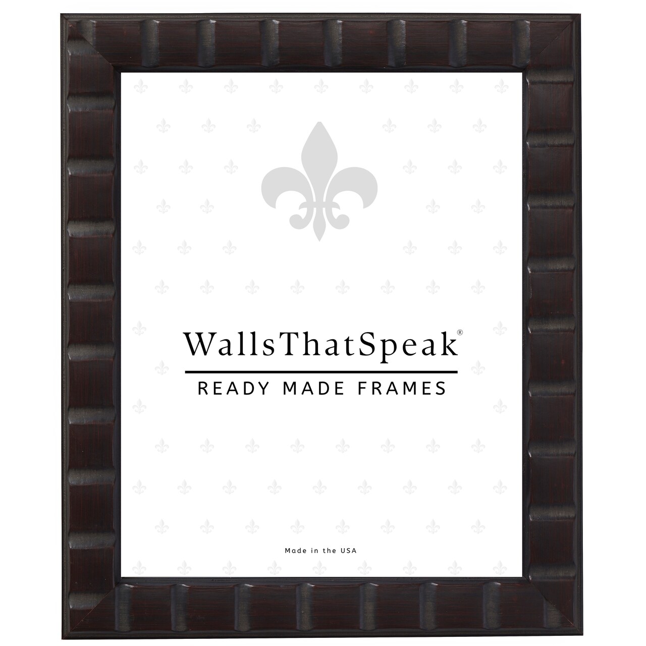 8.5x11 Mosaic 1.375 Inch Wood Moulding, Wall Display Frame for Art, Posters, or Photos wallsthatspeak